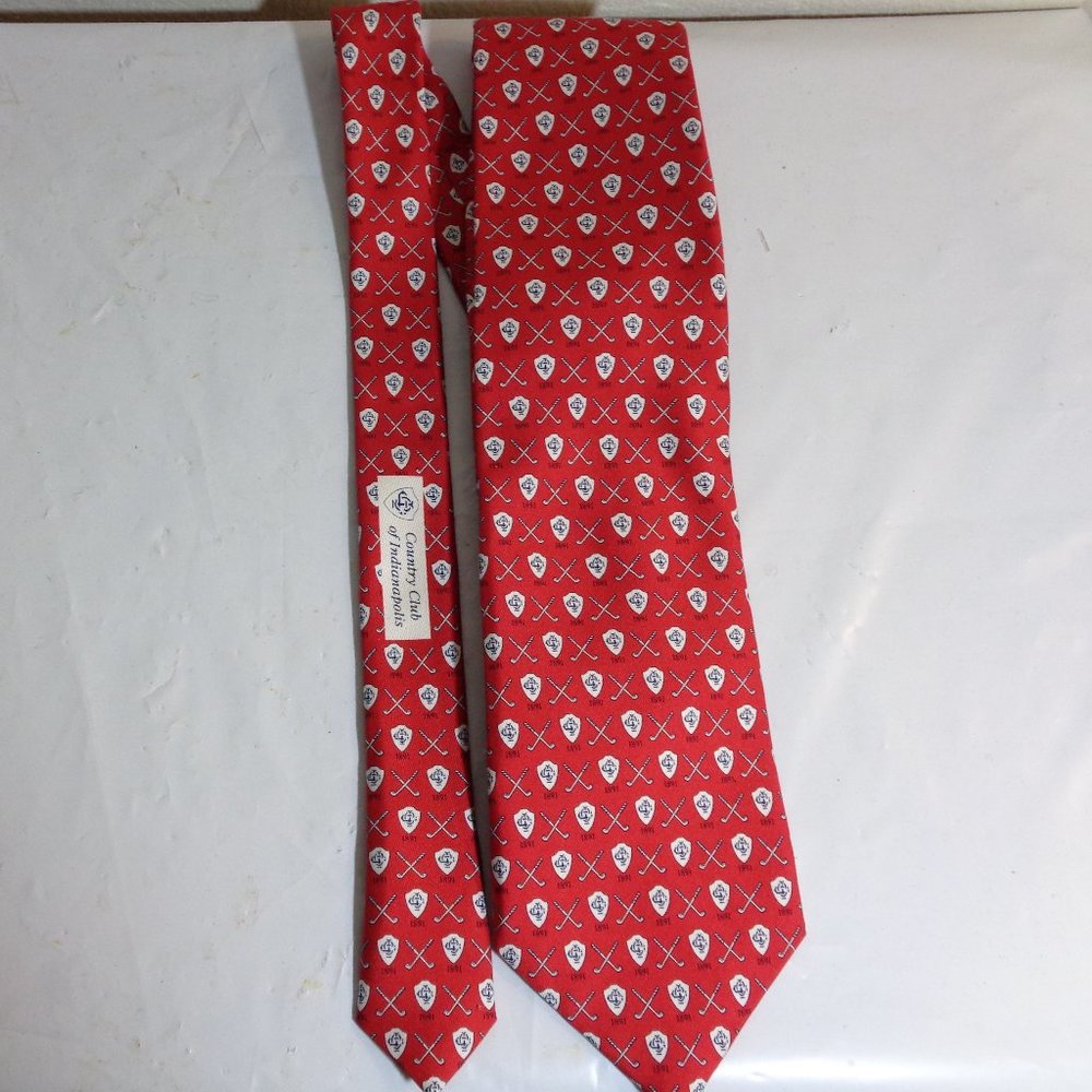 Vineyard Vines Silk Tie Indianapolis Country Club